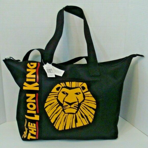 Disney The Lion King VIP Canvas Tote Bag Broadway Musical NWT Shoulder Bag - Picture 1 of 4